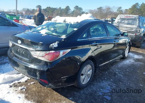 2013 Hyundai Sonata Hybrid z USA, uszkodzony, nr VIN KMHEC4A41DA078689